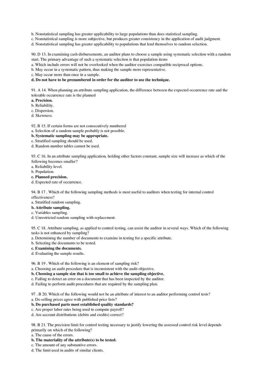 Audit Sampling(Test of Control) - Page 3