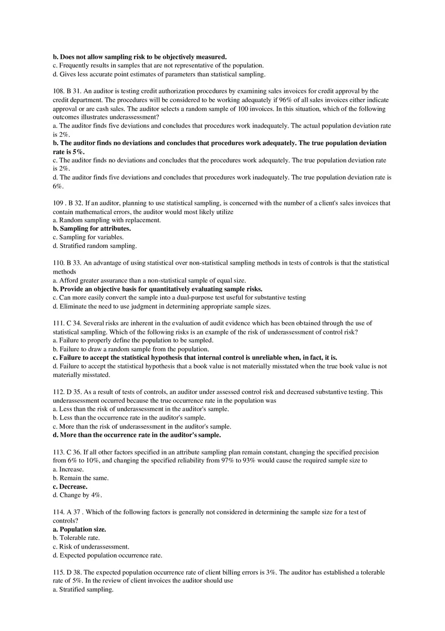 Audit Sampling(Test of Control) - Page 5