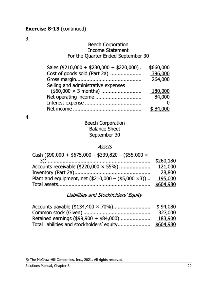 Managerial Accounting 17e Solutions Chapter 8 - Page 22