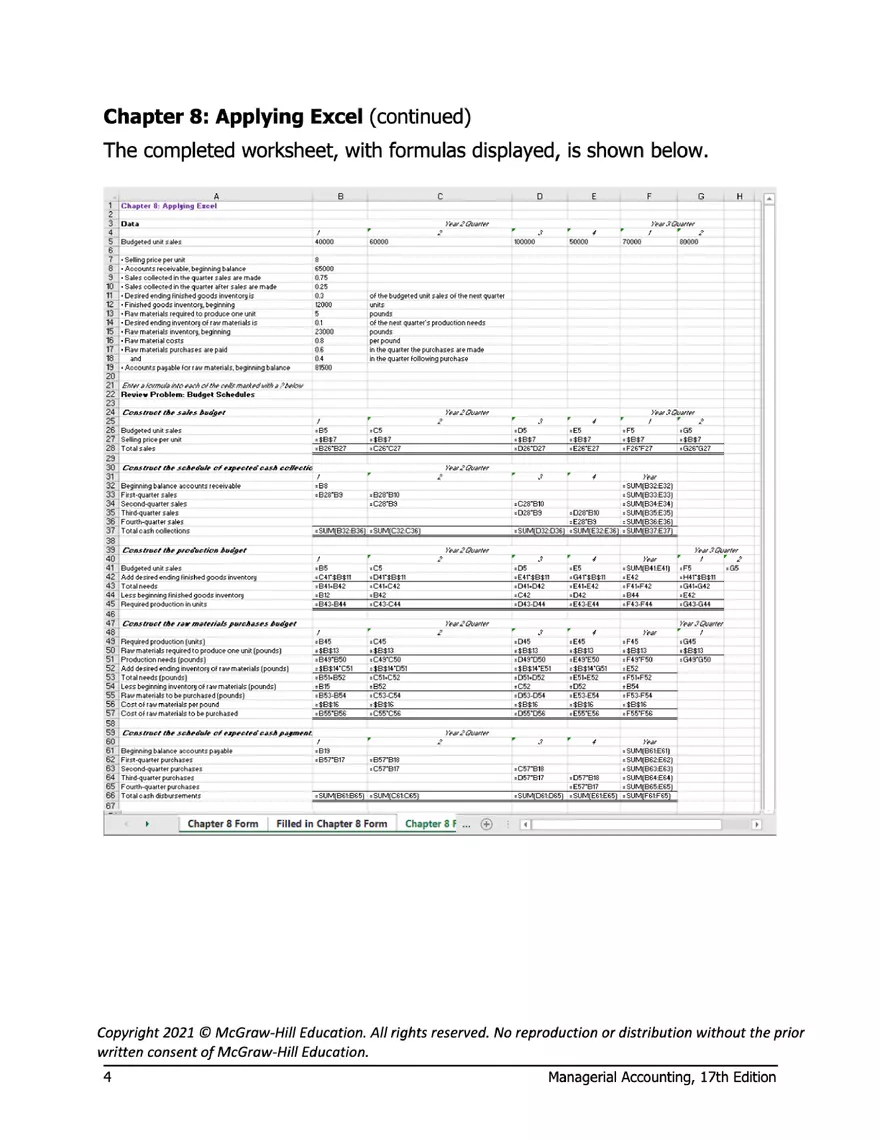 Managerial Accounting 17e Solutions Chapter 8 - Page 24