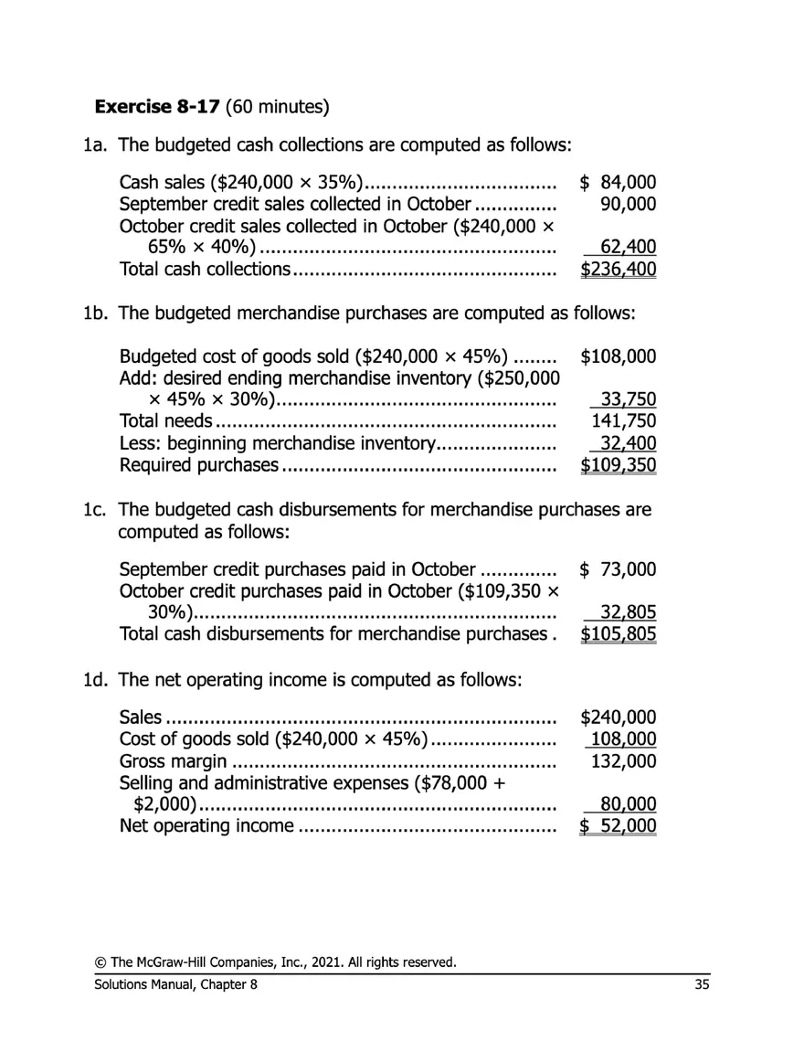 Managerial Accounting 17e Solutions Chapter 8 - Page 29