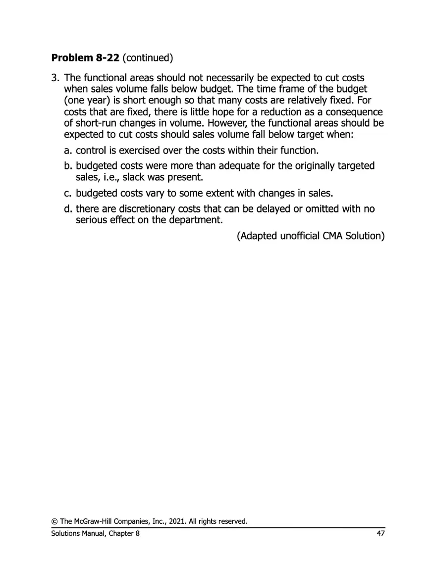 Managerial Accounting 17e Solutions Chapter 8 - Page 42