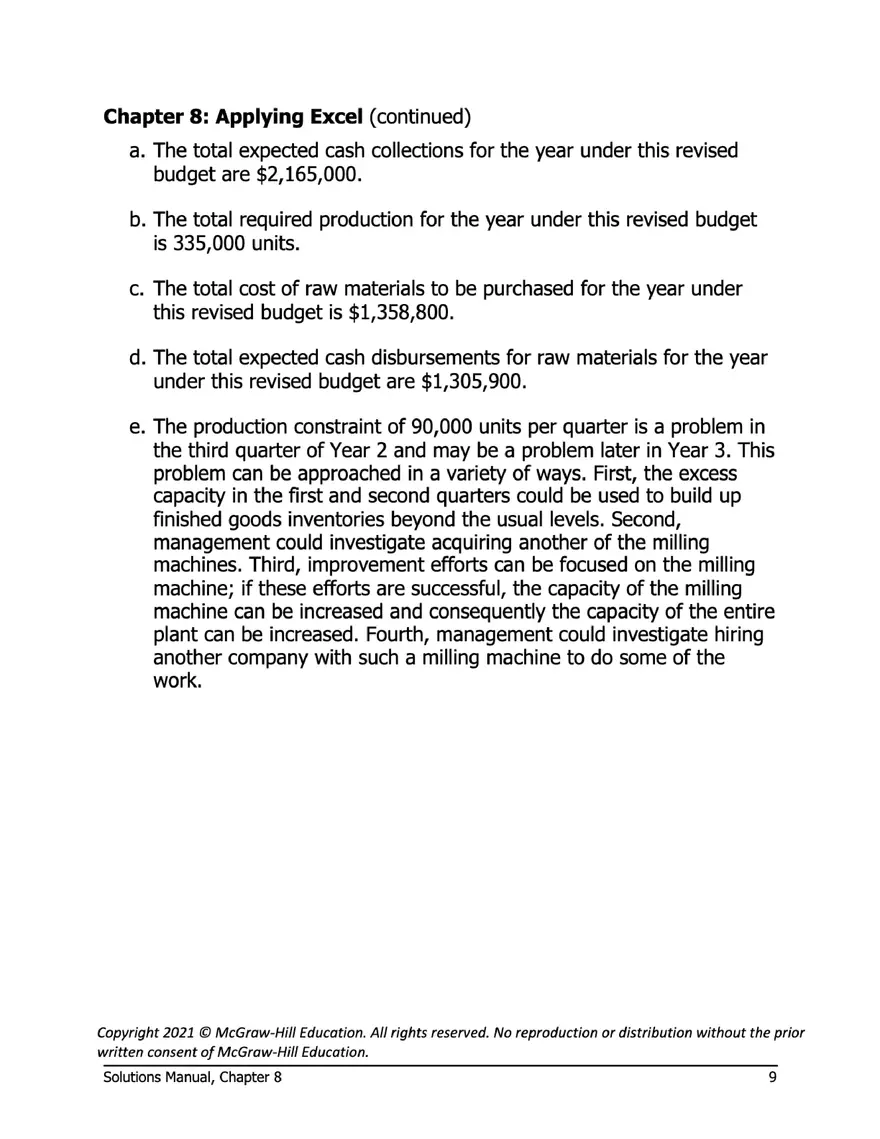 Managerial Accounting 17e Solutions Chapter 8 - Page 76