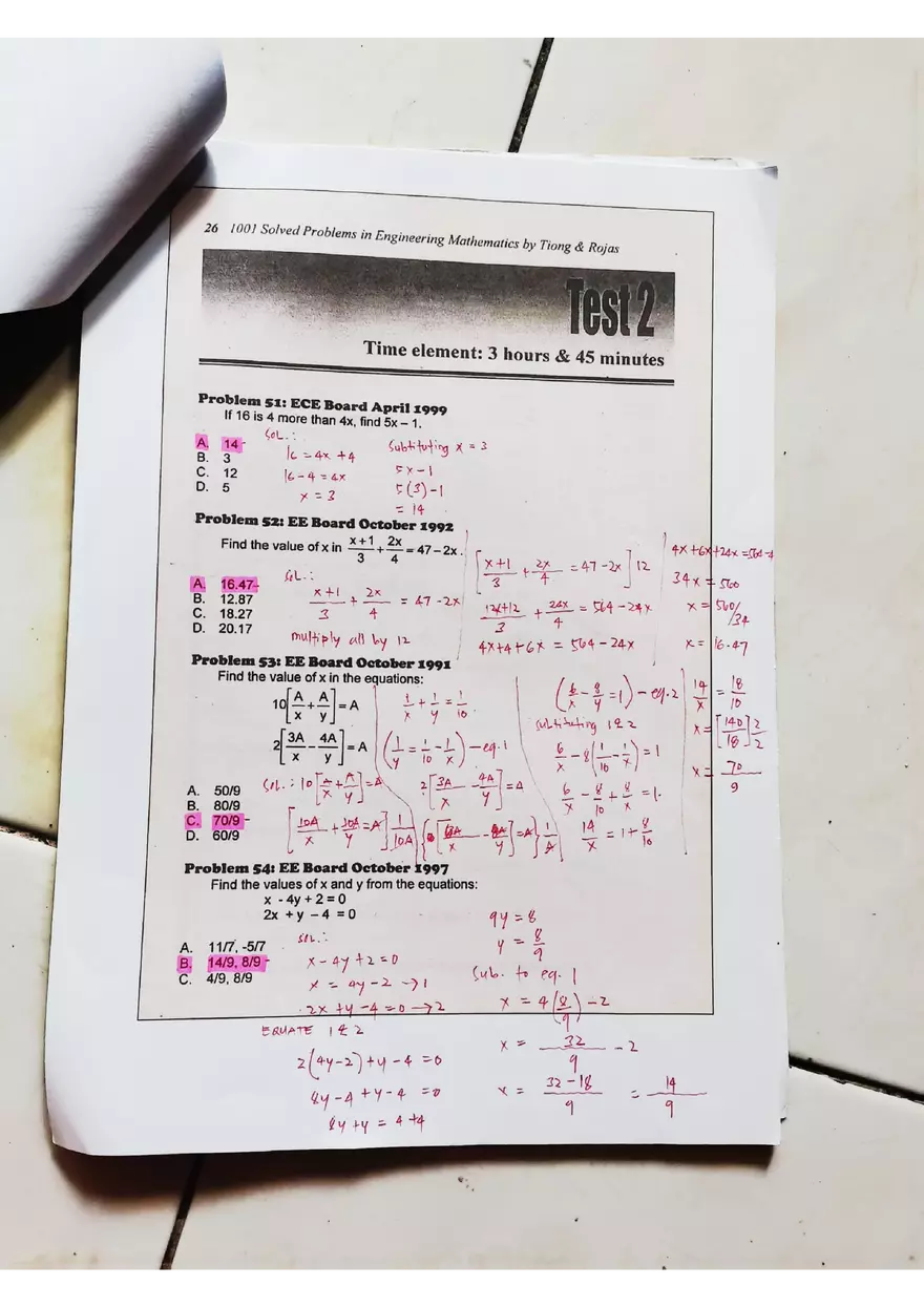 Fundamentals in Algebra - Basic Rules - Page 5