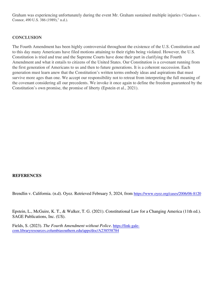 Constitutional Law For Criminal Justice Unit VII Assignment - Page 4