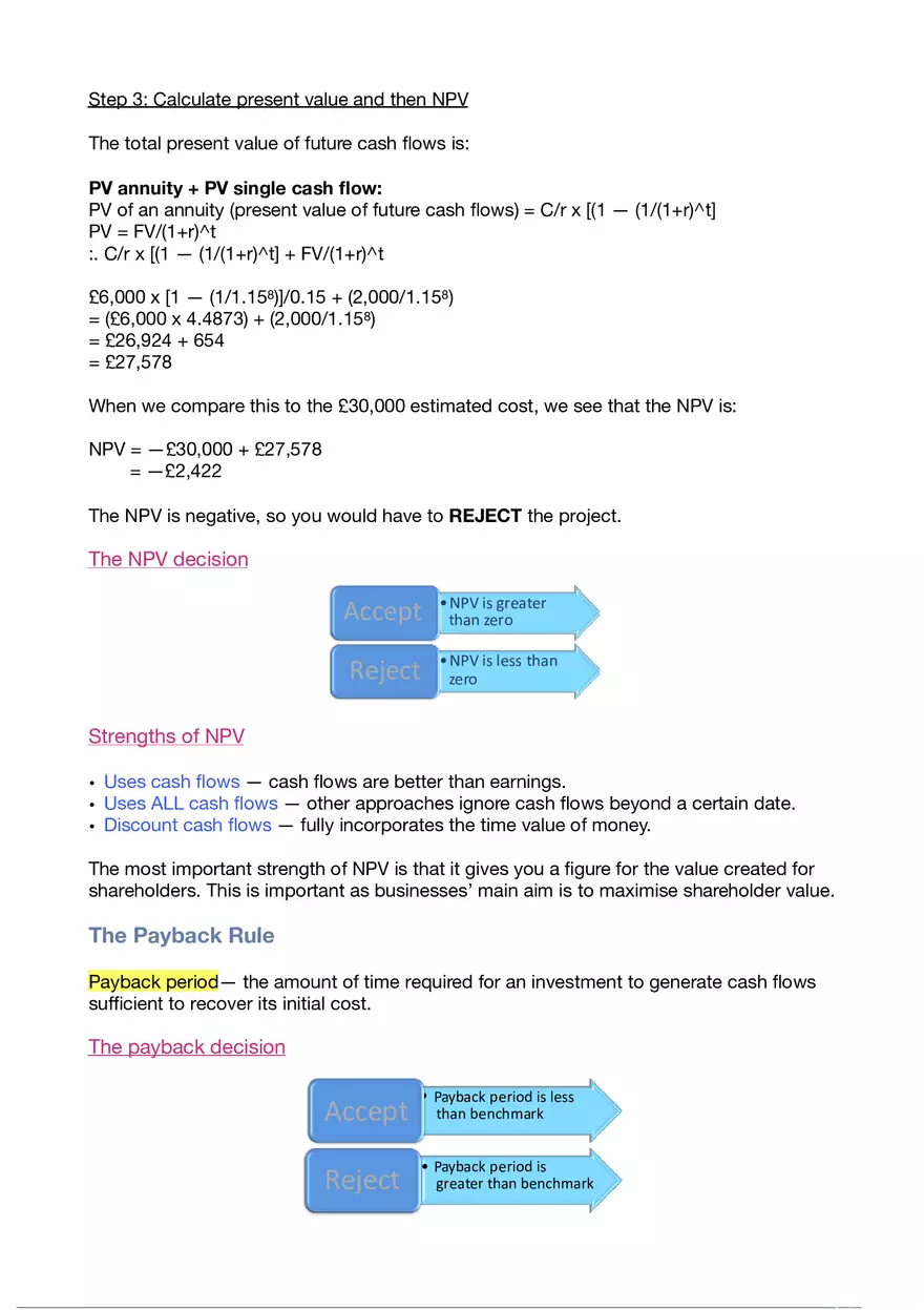Business Finance Lecture 9 - Page 2