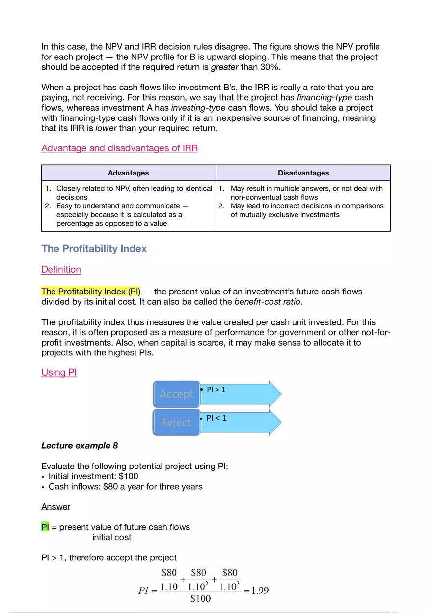 Business Finance Lecture 9 - Page 3