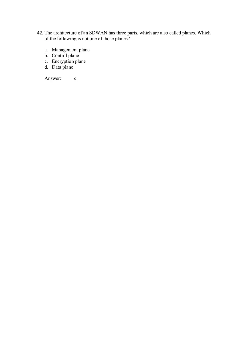 Wide Area Networks Answers Part 2 - Page 3