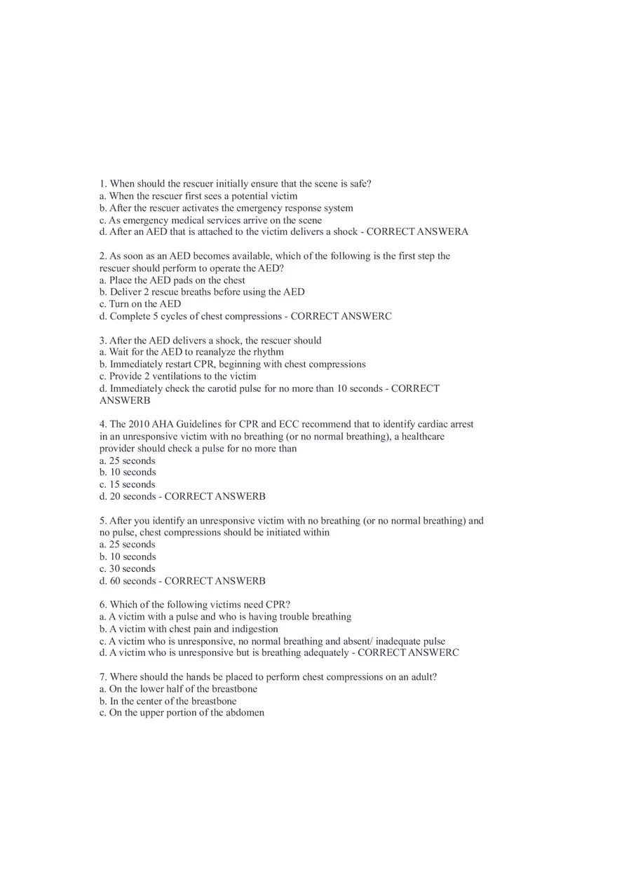 CPR Guidelines Review - Page 1