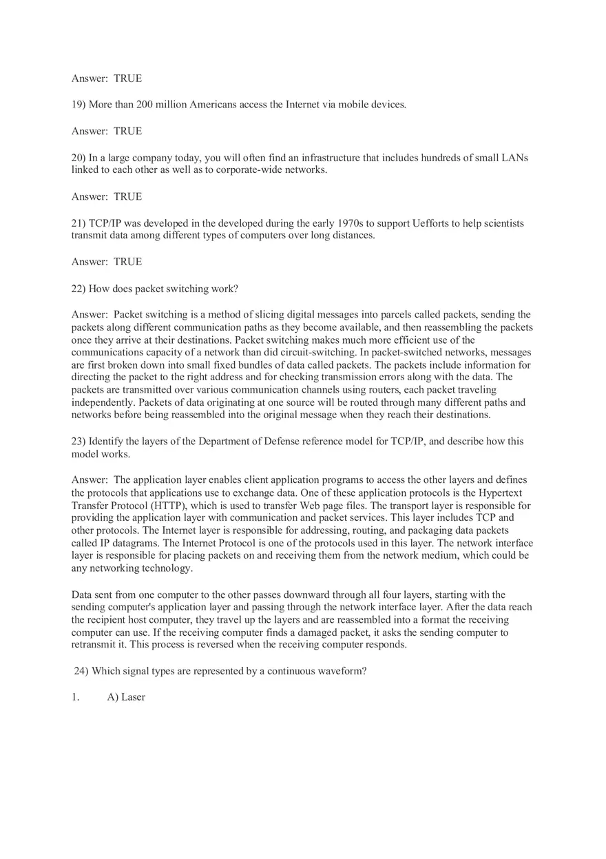 Telecommunications, the Internet, and Wireless Technology 1 - Page 4