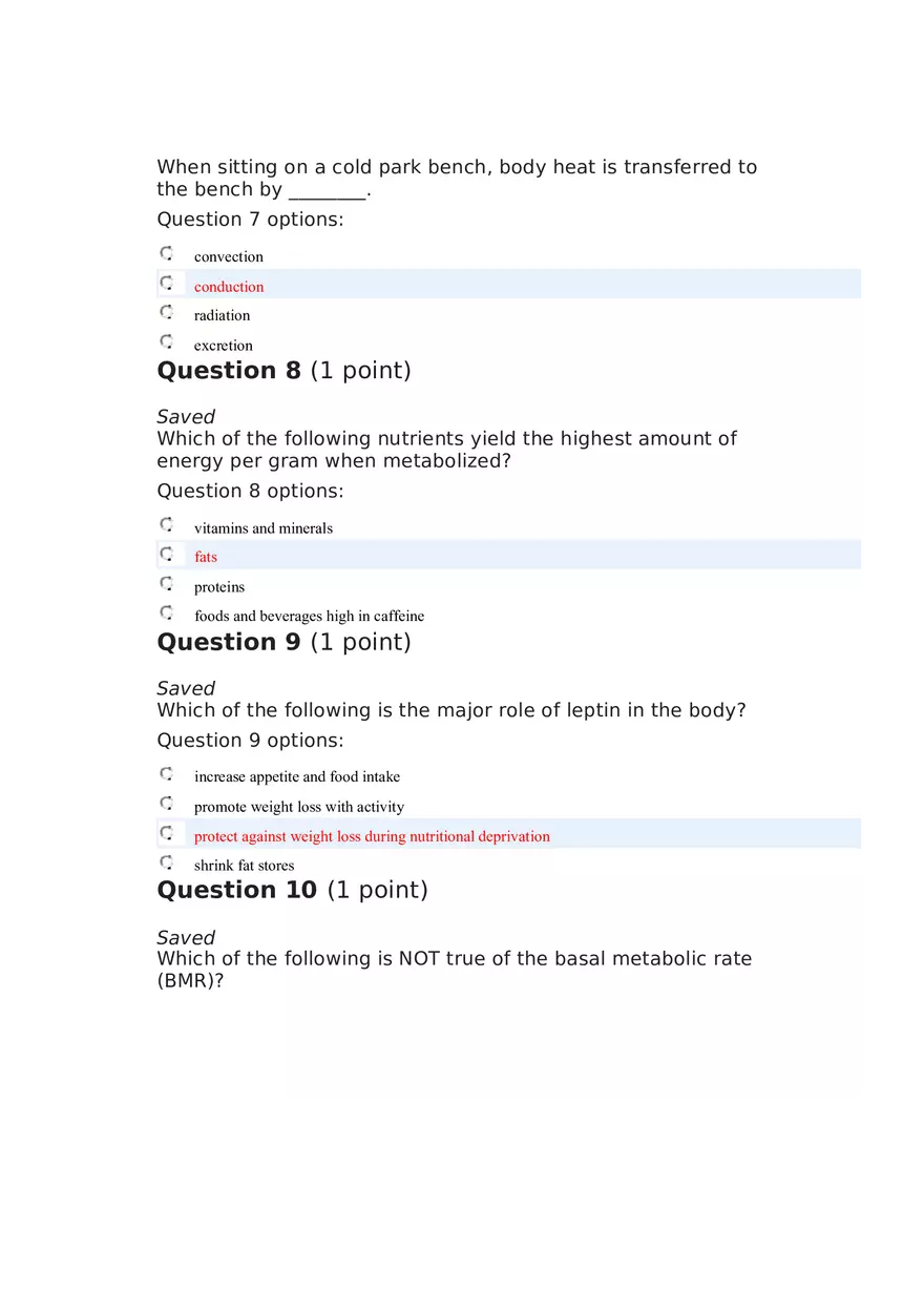 Chapter 24 Quiz Nutrition - Page 3
