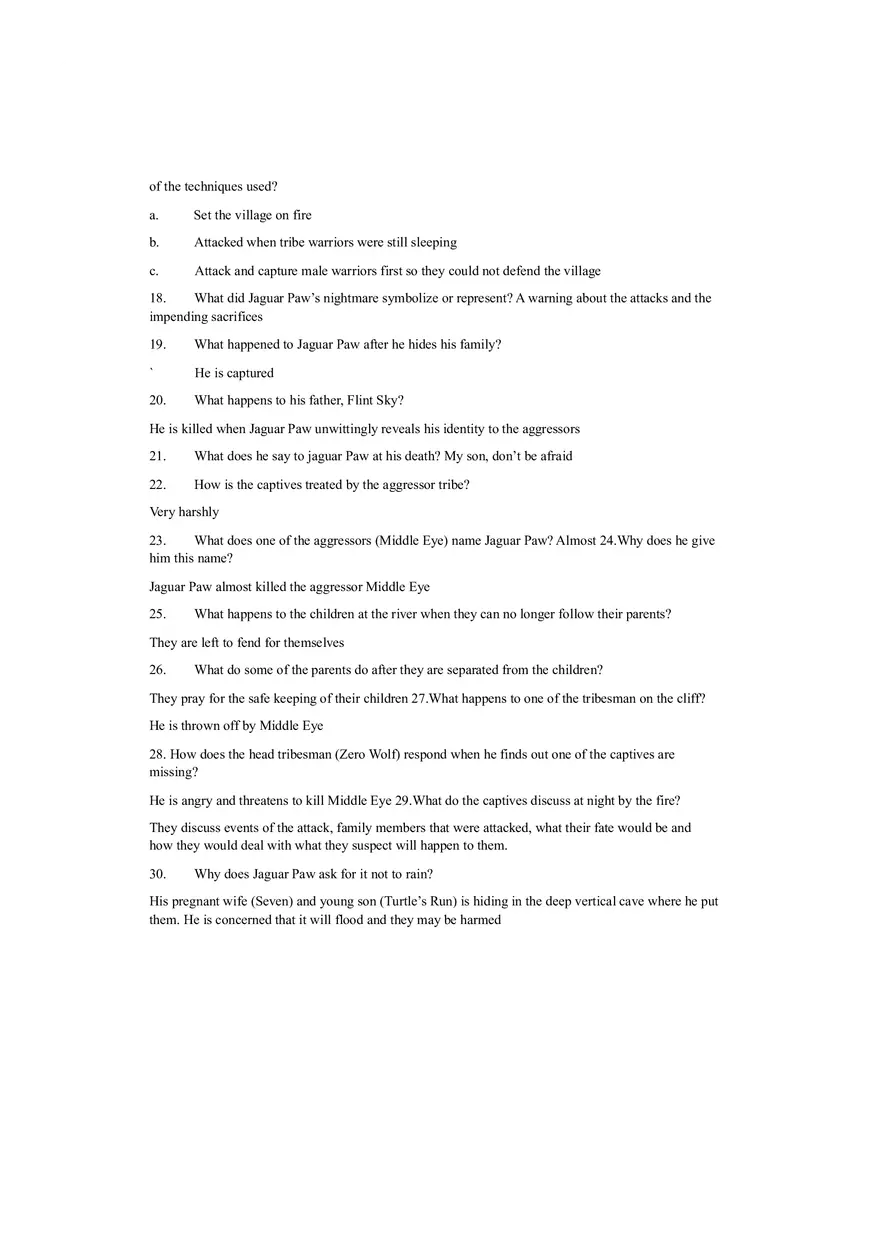 Apocalypto Viewing Questions - Page 6