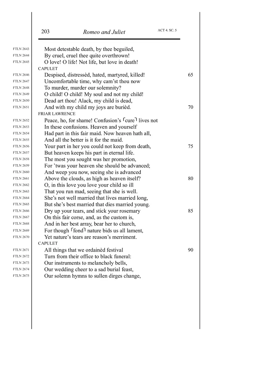 Romeo and Juliet Folger Shakespeare Part 11 - Page 1