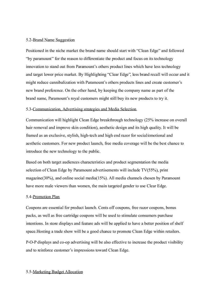 Clean Edge Razor Case Analysis - Page 6