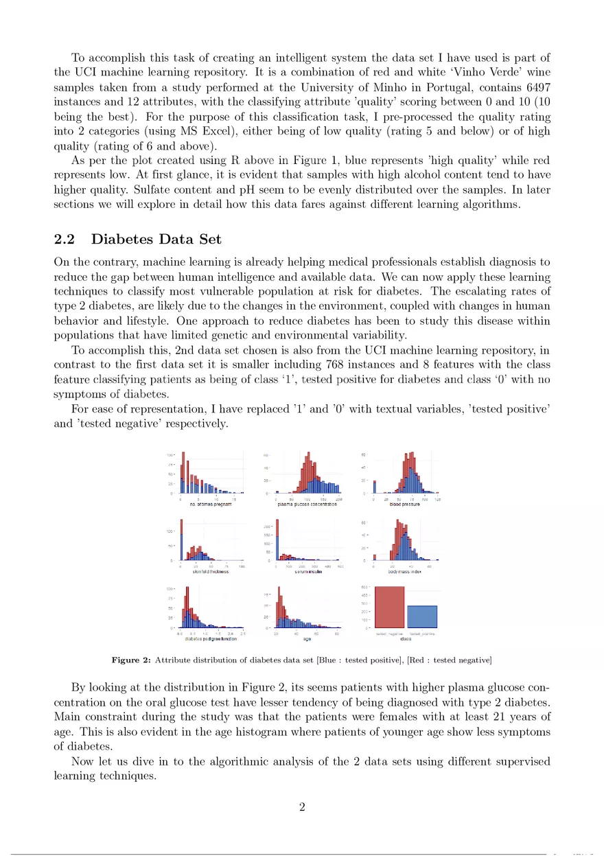 Assignment 1 Machine Learning - Page 2