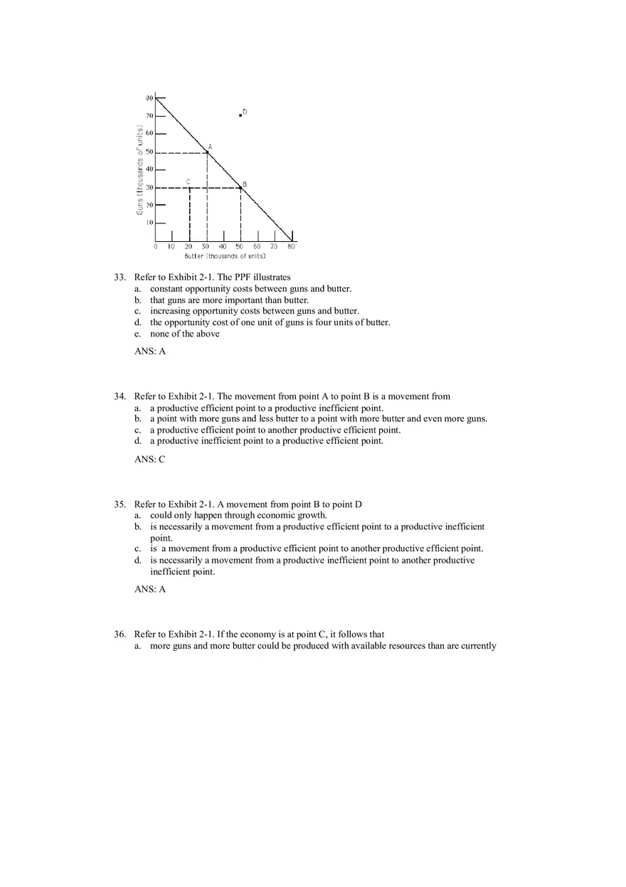Production Possibilities Frontier Framework Answer Key 1 - Page 8