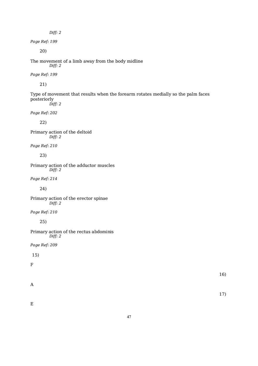 The Muscular System Questions and Answers (57-99) - Page 12