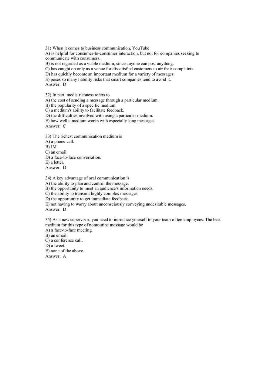 Planning Business Messages (Answer Key) - Page 9