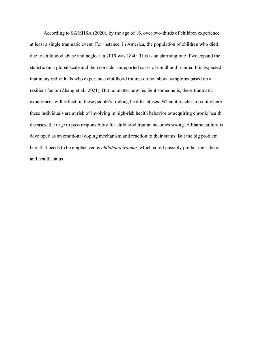 How Childhood Trauma Affects Health Across a Lifetime - Page 2