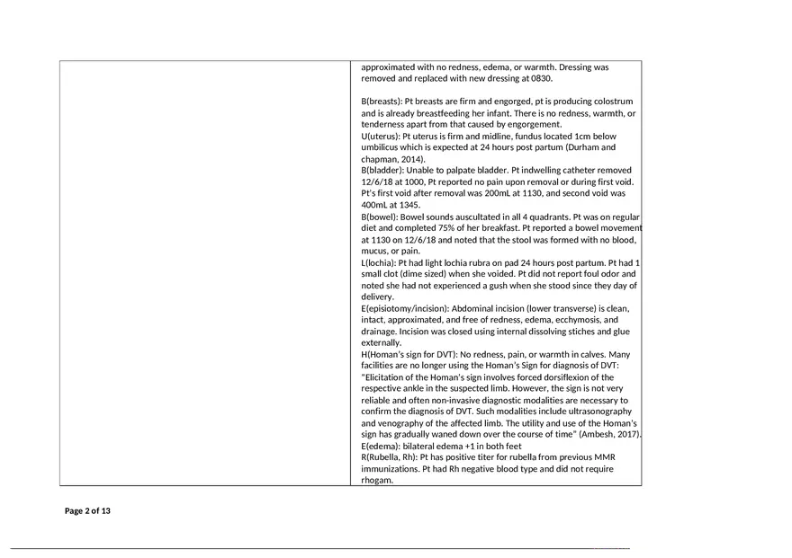 Repeat Cesarean for Resolved Placenta Previa - Page 2
