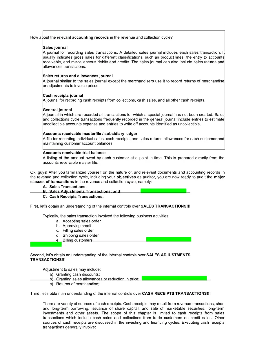 Tests of Controls and Substantive Tests of Transactions - Page 4