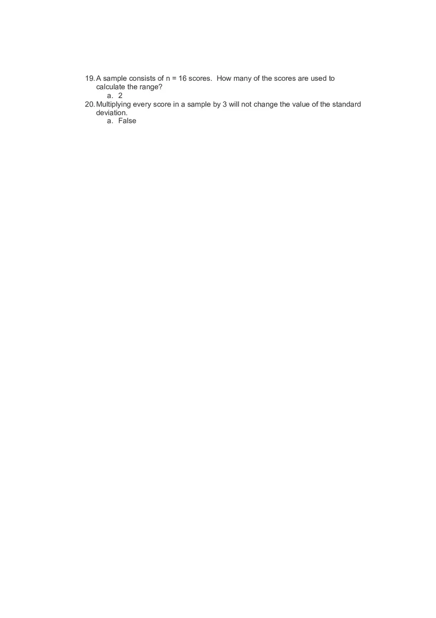 Variance, Standard Deviation, and Z-Scores Answers - Page 2