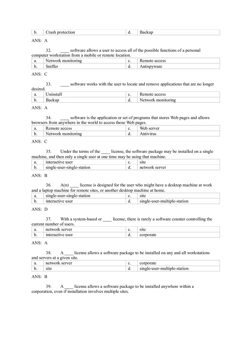 Introduction to Computer Networks Answer Key Part 4 - Page 7