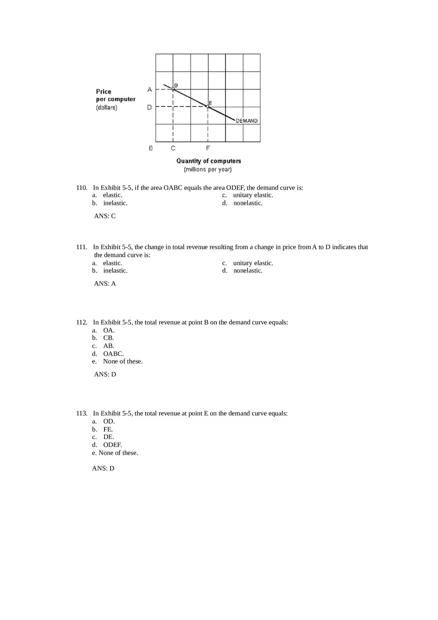 Price Elasticity of Demand and Supply Answer Key Part 3 - Page 5