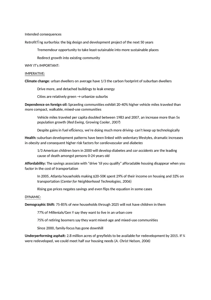 Retrofitting Suburbia Notes - Page 1