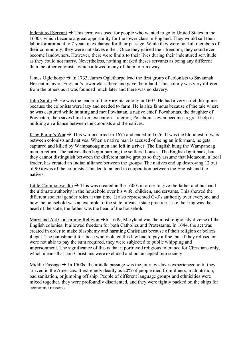 Exam of United States History to 1877 - Page 2