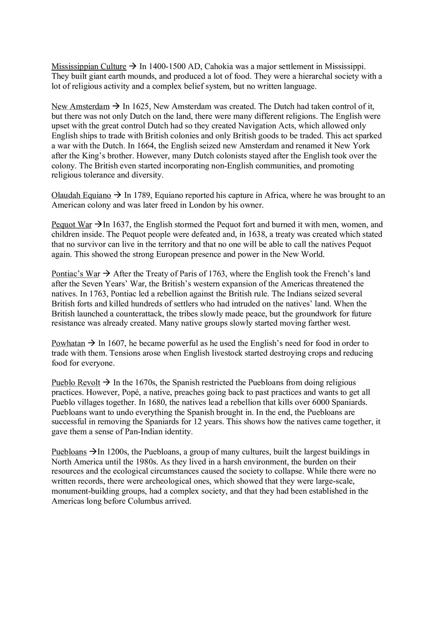 Exam of United States History to 1877 - Page 3