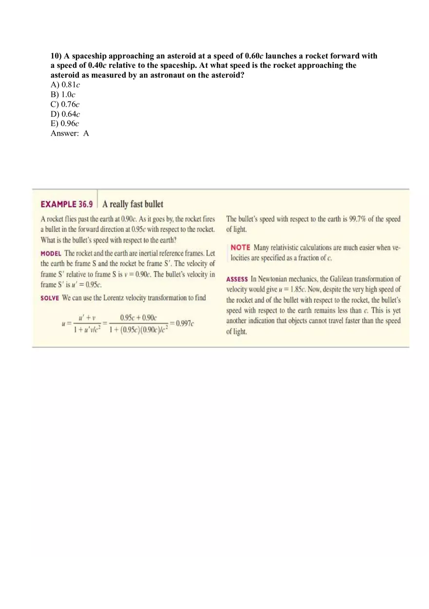 Physics for Scientists and Engineers - Relativity - Page 9