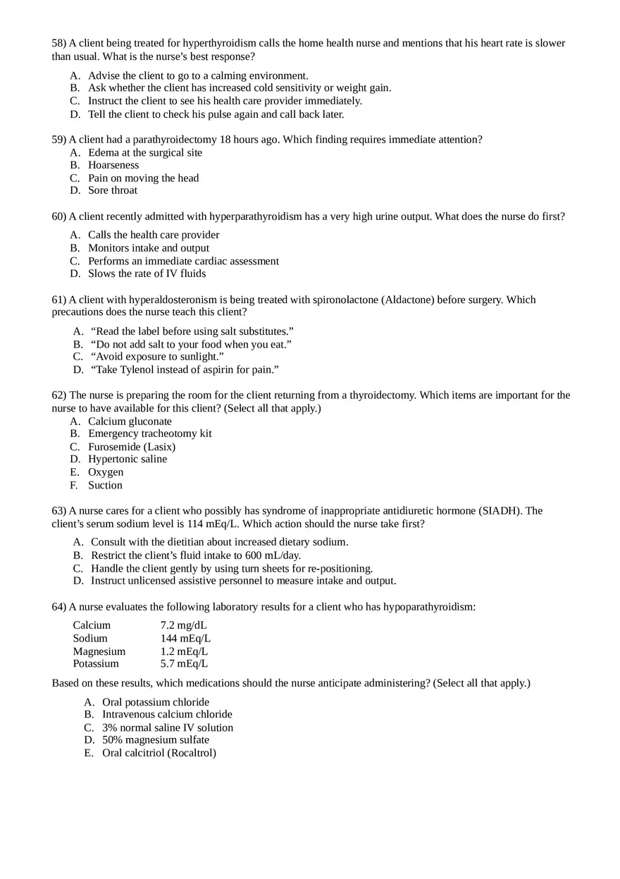 Endocrine - Exam - Page 3