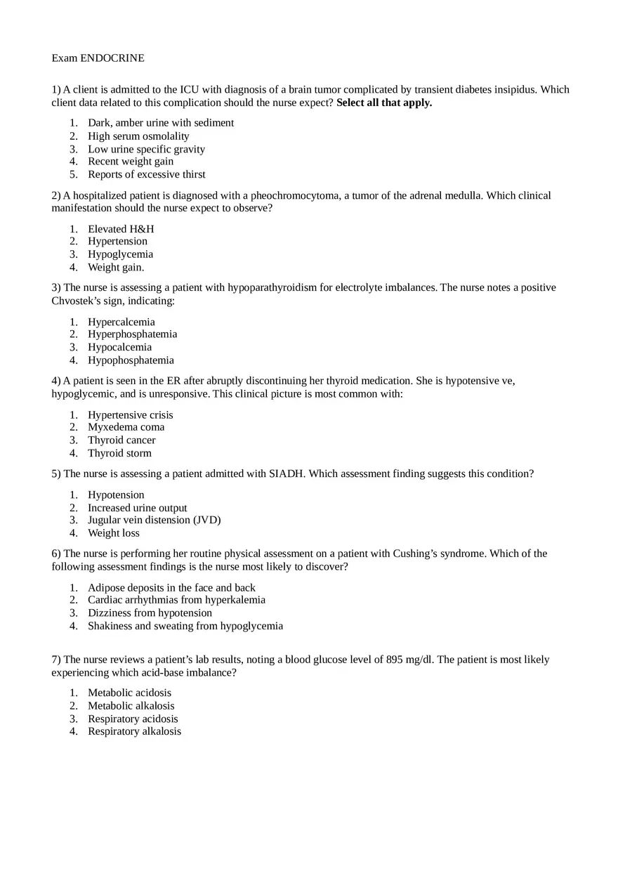 Endocrine - Exam - Page 5