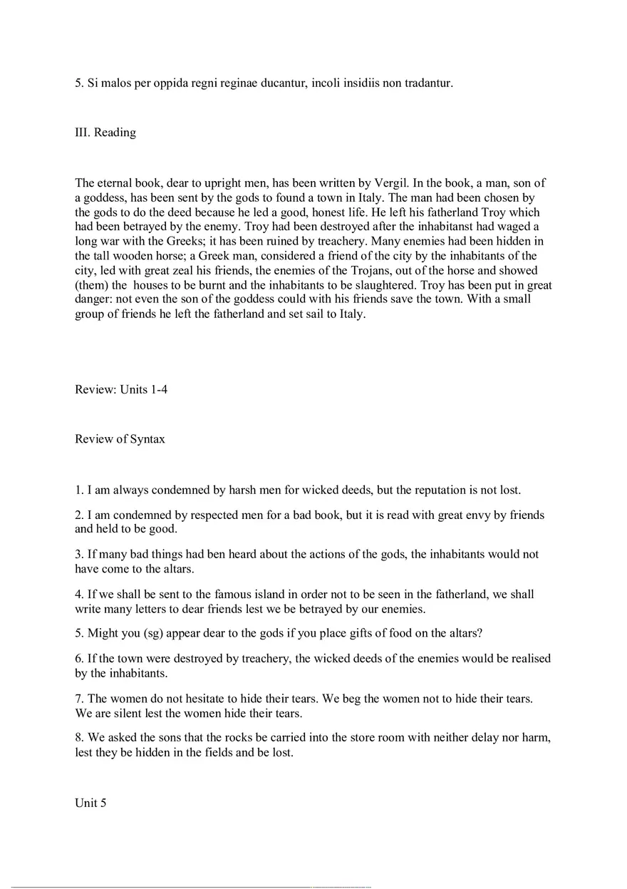 Answer Key for Latin. An Intensive Course Part 2 - Page 7