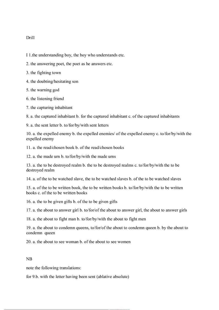 Answer Key for Latin. An Intensive Course Part 2 - Page 8