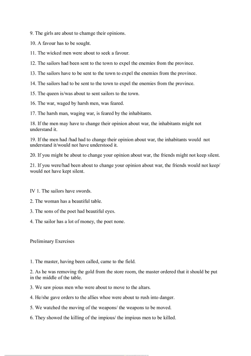 Answer Key for Latin. An Intensive Course Part 2 - Page 10