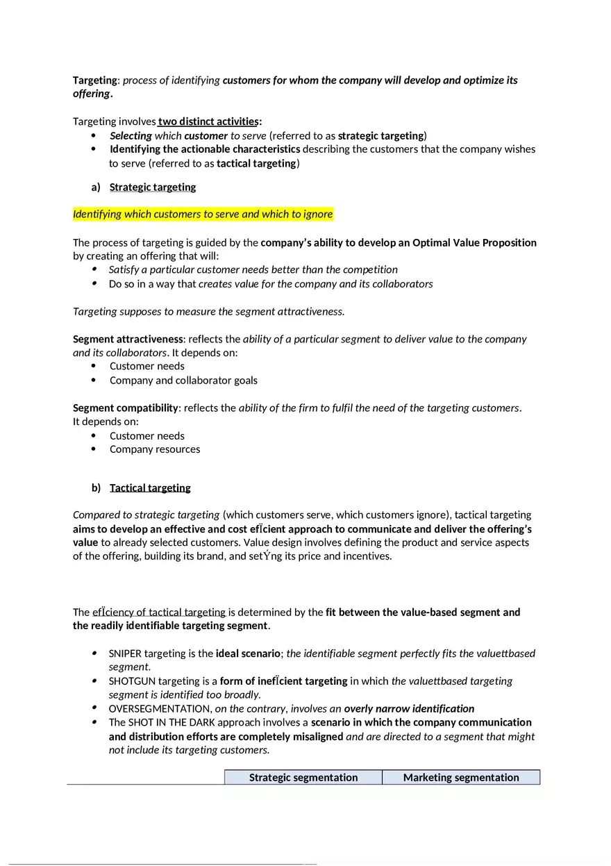 Strategic Marketing Part 1 - Page 10