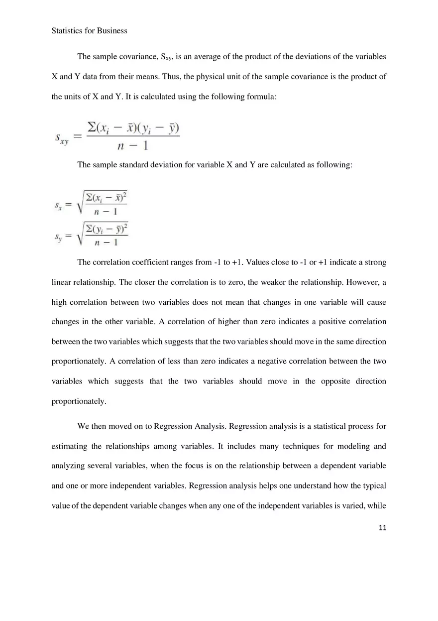 Statistics for Business Research Paper - Page 3