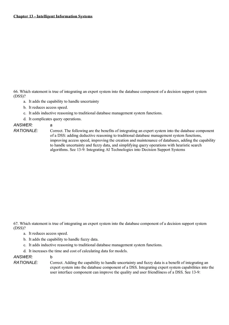 Intelligent Information Systems Answer Key 4 - Page 2