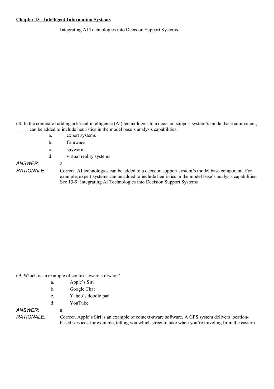 Intelligent Information Systems Answer Key 4 - Page 3