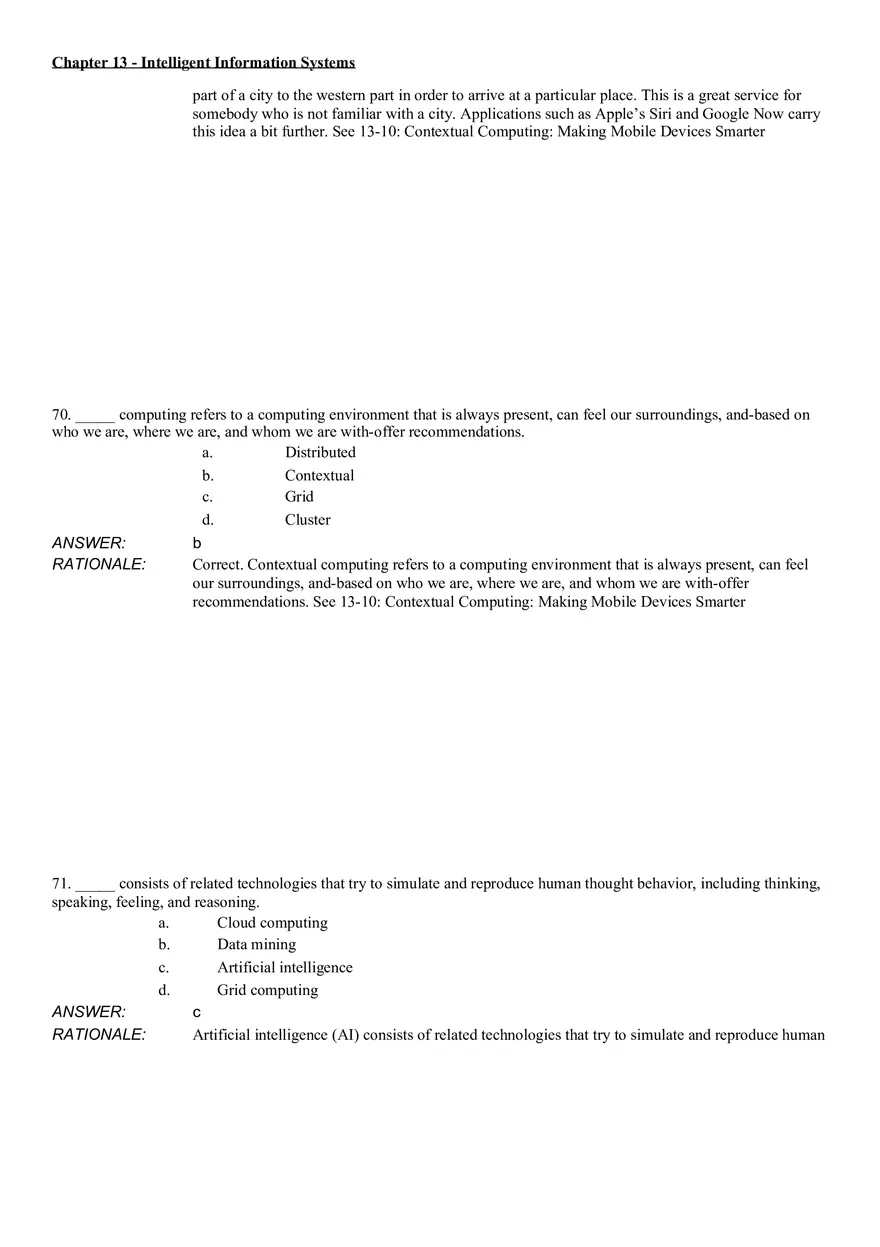 Intelligent Information Systems Answer Key 4 - Page 4