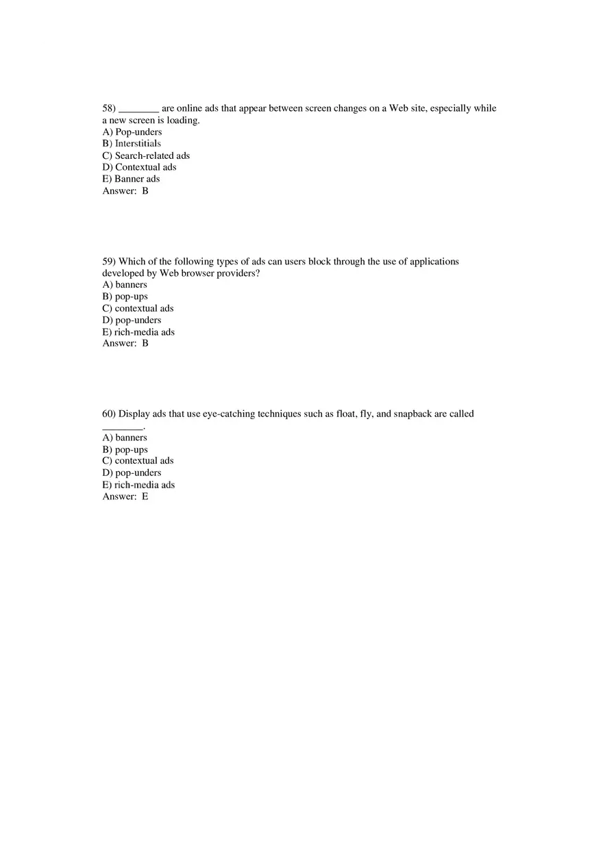 Building Direct Customer Relationships Answer Key Part 2 - Page 7