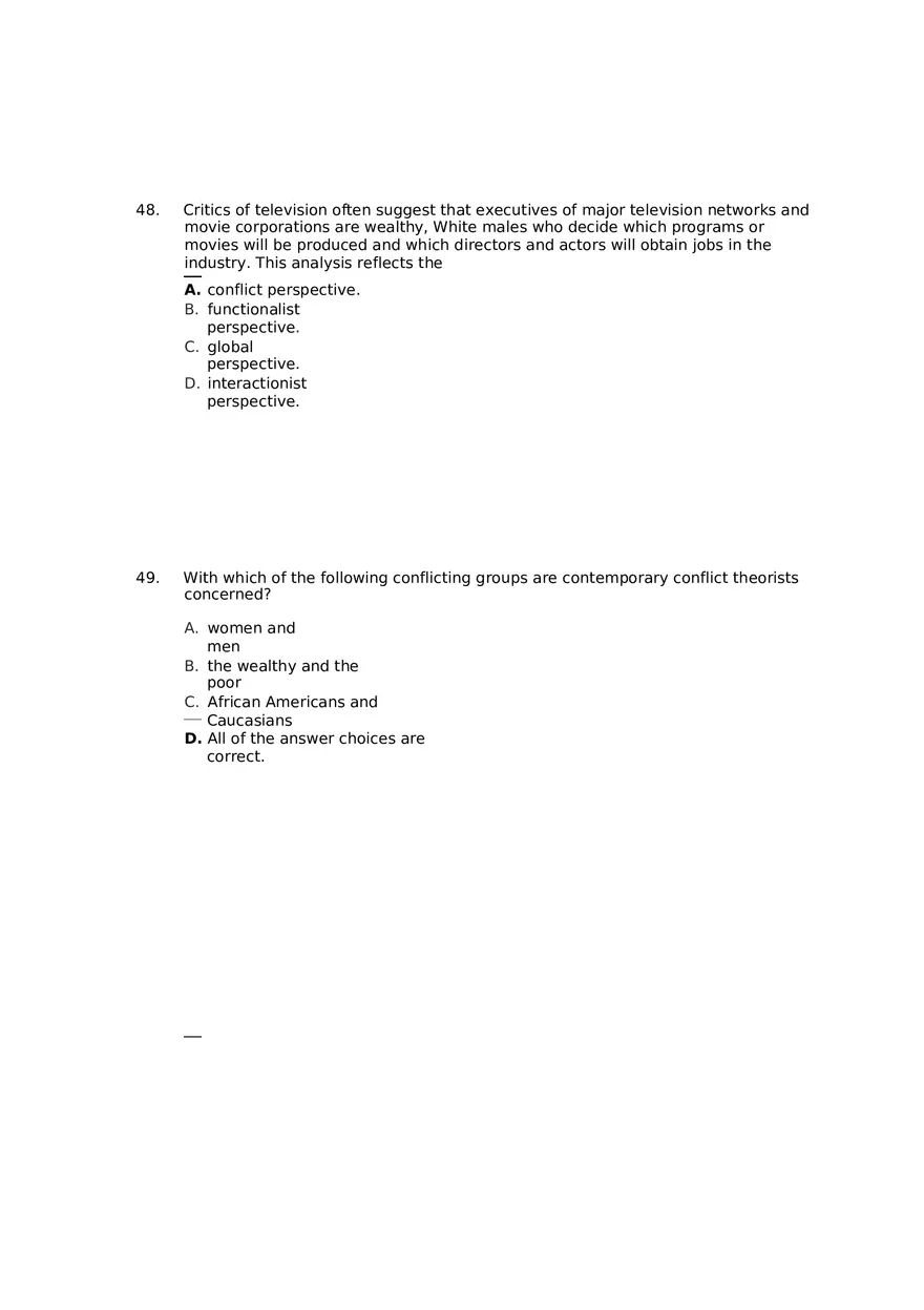 Chapter 01 The Sociological Imagination Answer Key Part 4 - Page 2