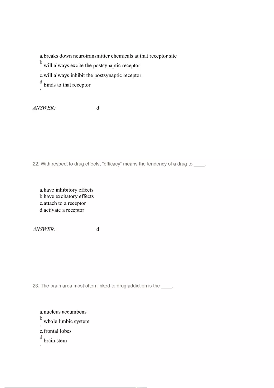 Drug Abuse Chapter 14 Answer Key Part 1 - Page 9