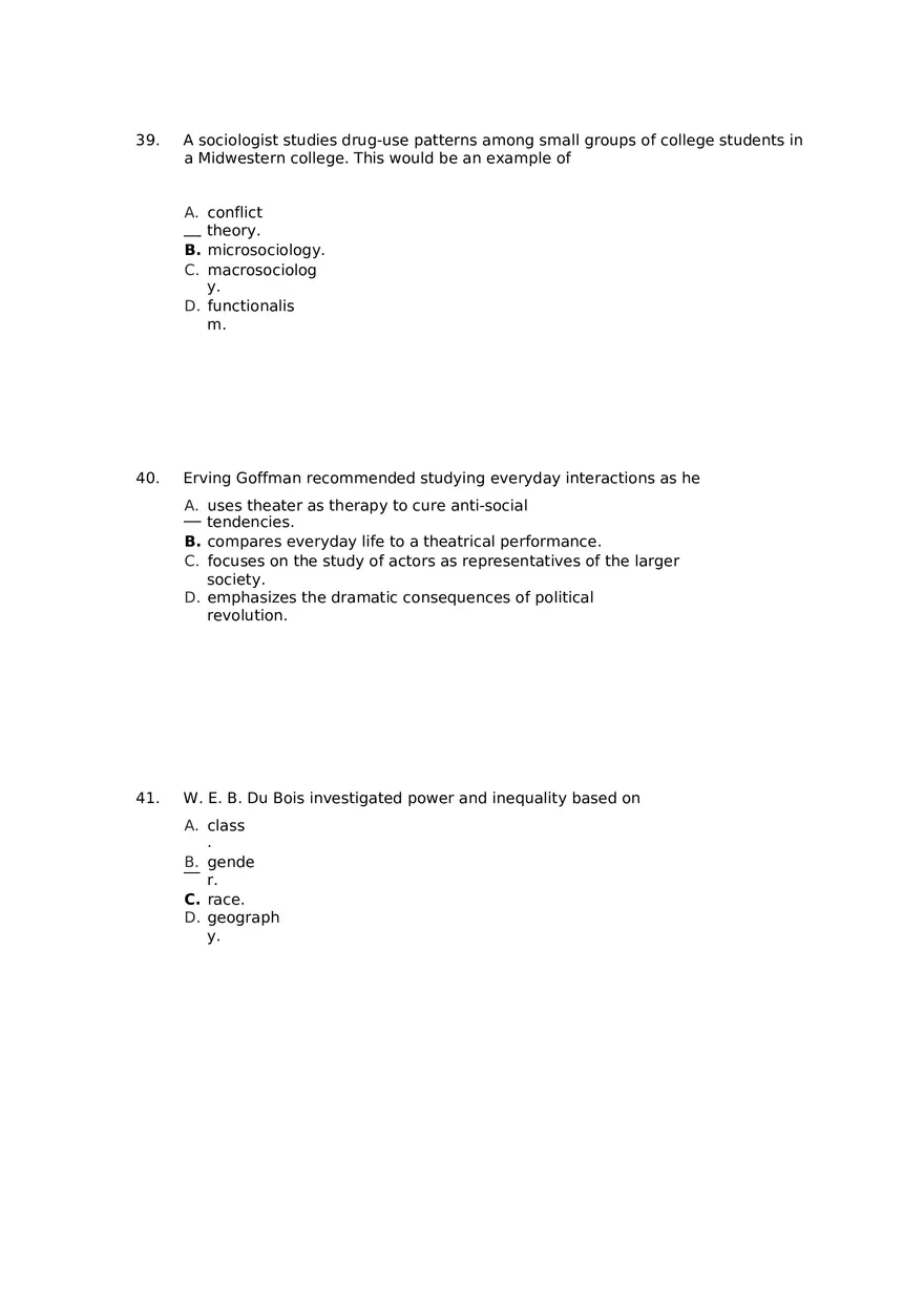Chapter 01 The Sociological Imagination Answer Key Part 3 - Page 9