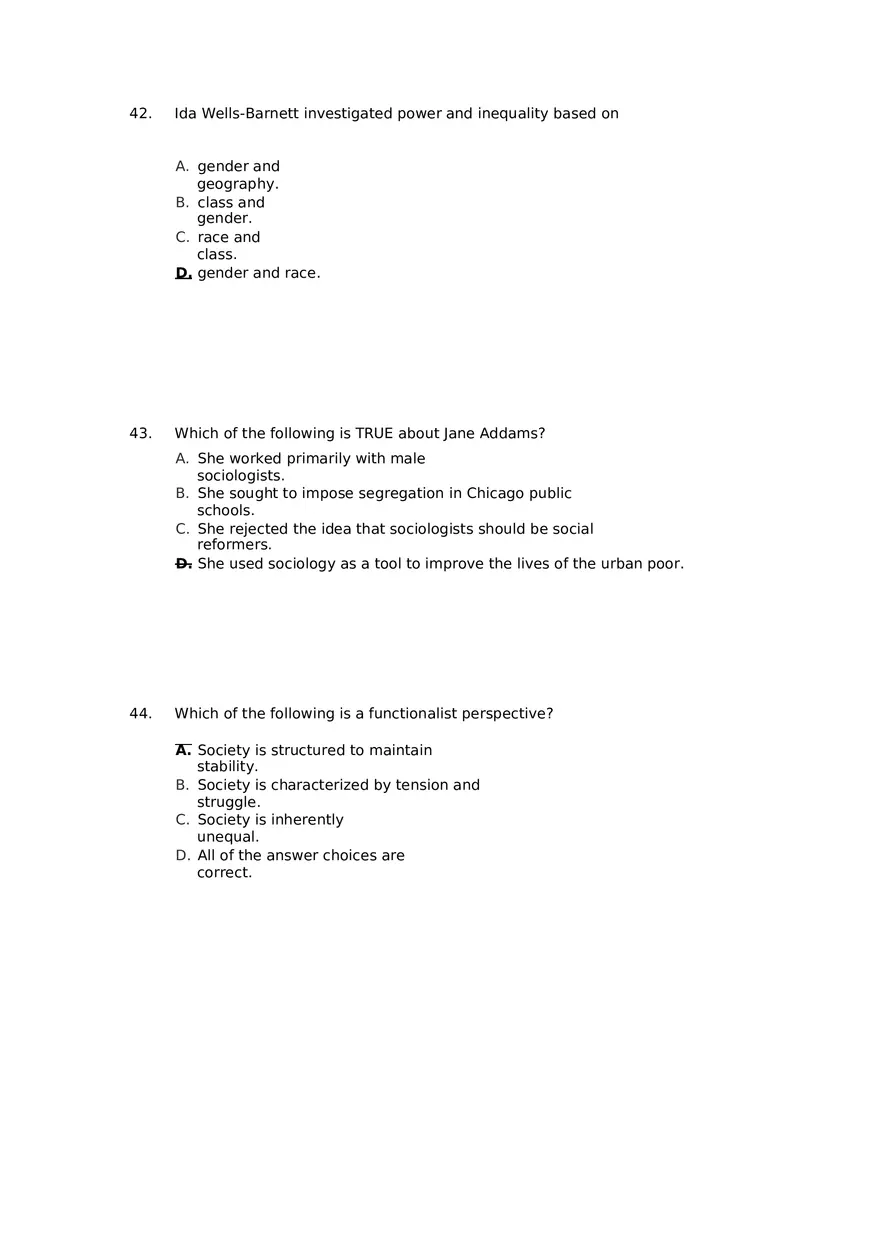 Chapter 01 The Sociological Imagination Answer Key Part 3 - Page 10