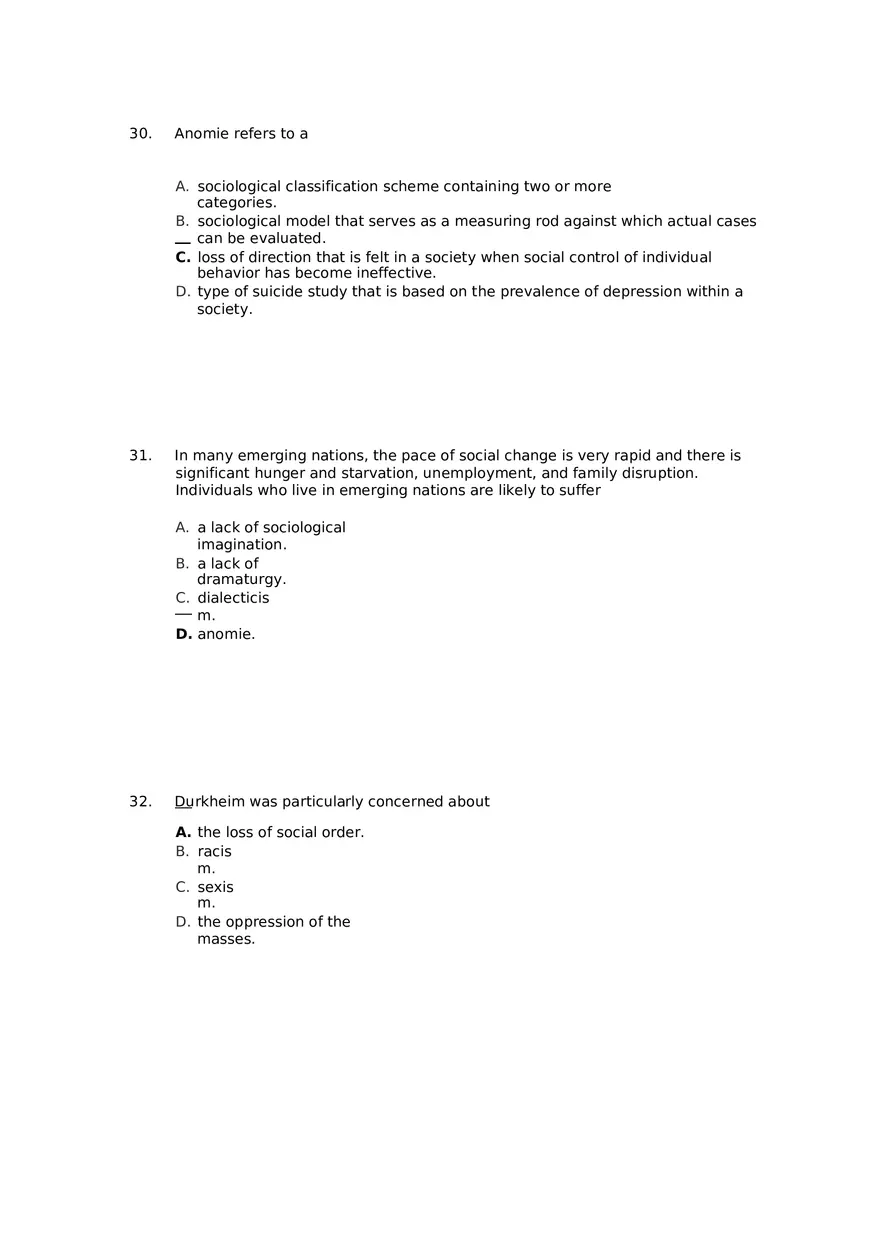 Chapter 01 The Sociological Imagination Answer Key Part 3 - Page 6