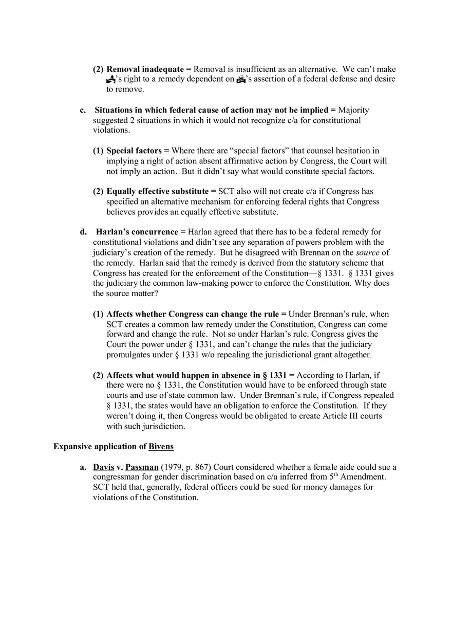 Federal Courts Outline Part 3 - Page 2