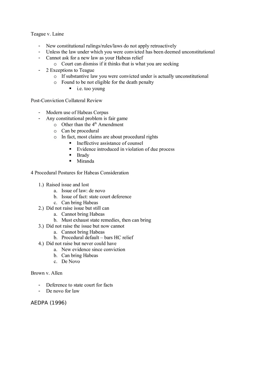 Federal Courts Outline Part 3 - Page 4